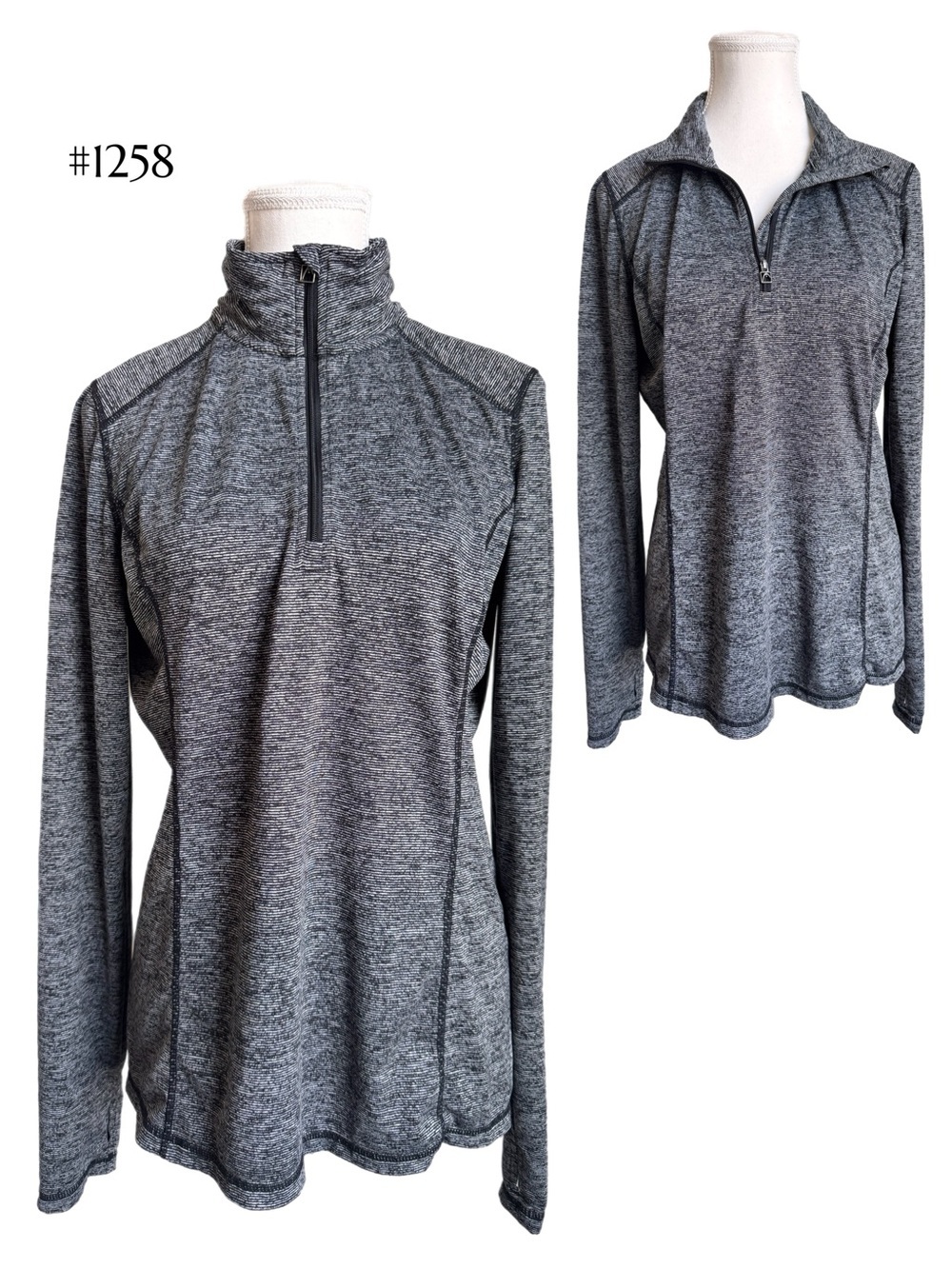 Head Women's Gray Quarter-Zip Performance Pullover